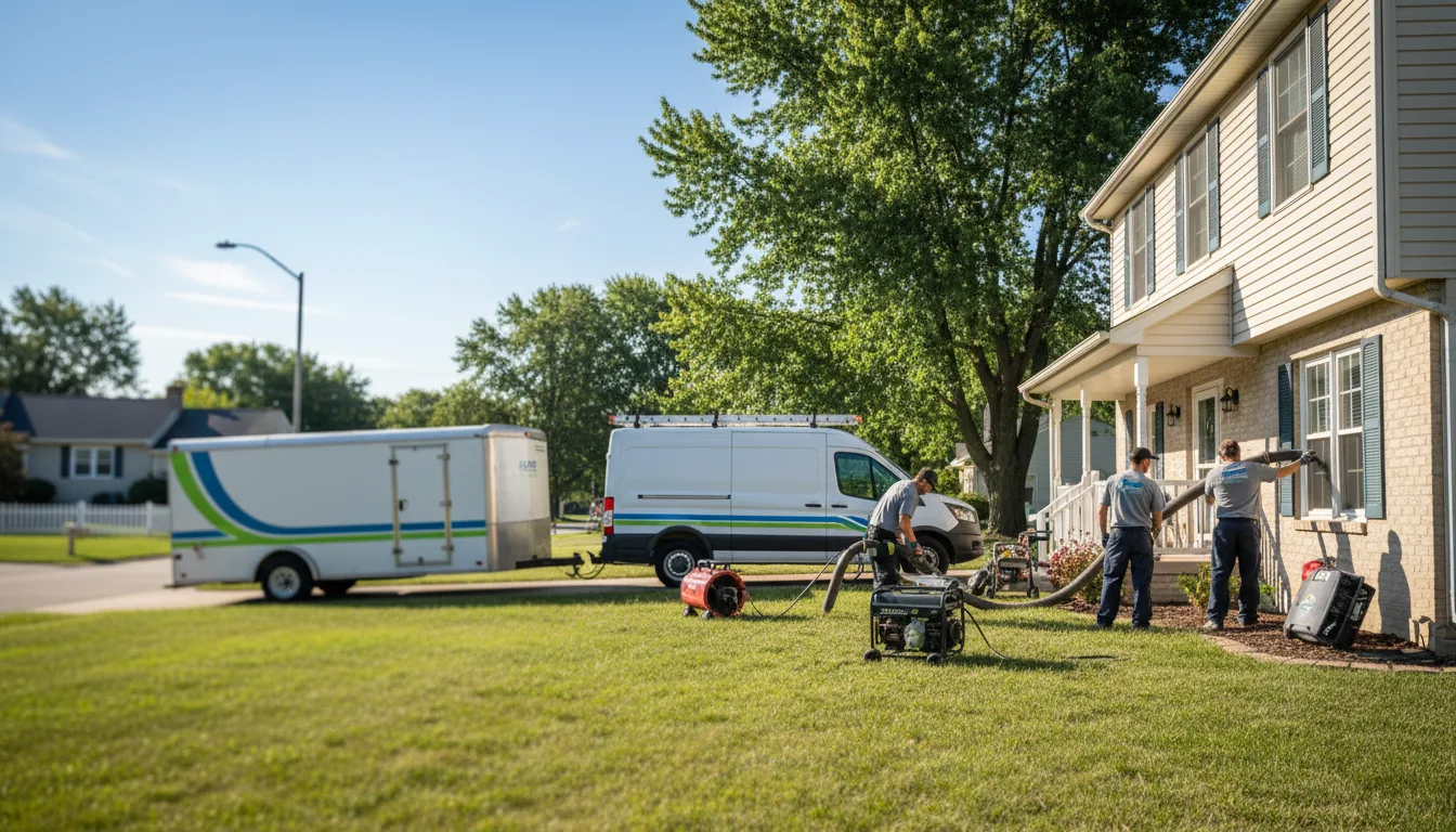 Flooded Basement Restoration And Cleanup With Repair in Bismarck, MO near me